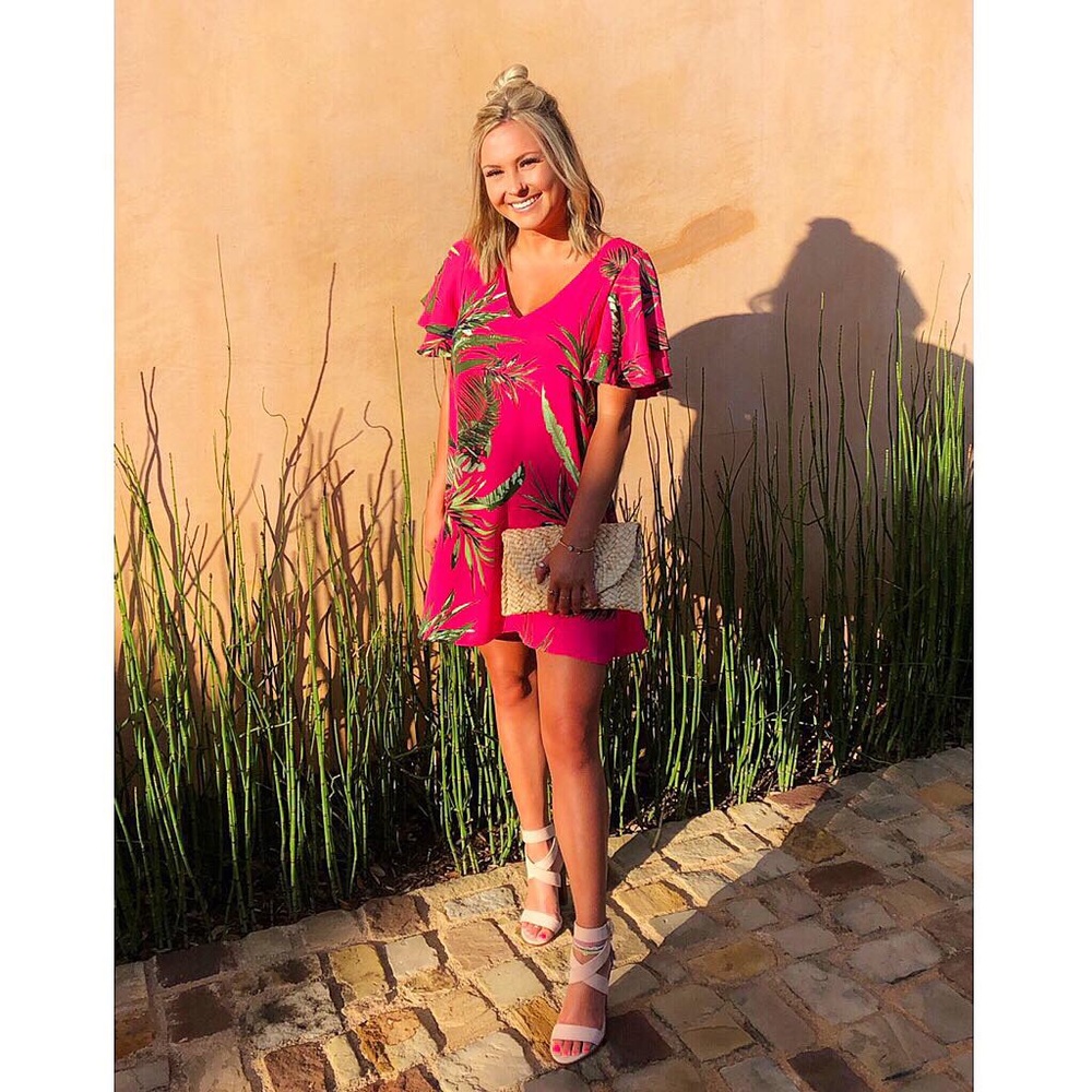 Pink Shift Dress